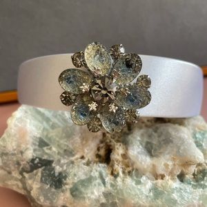 Vintage jewelry headband antique hand made one of a kind Frozen winter ice snow